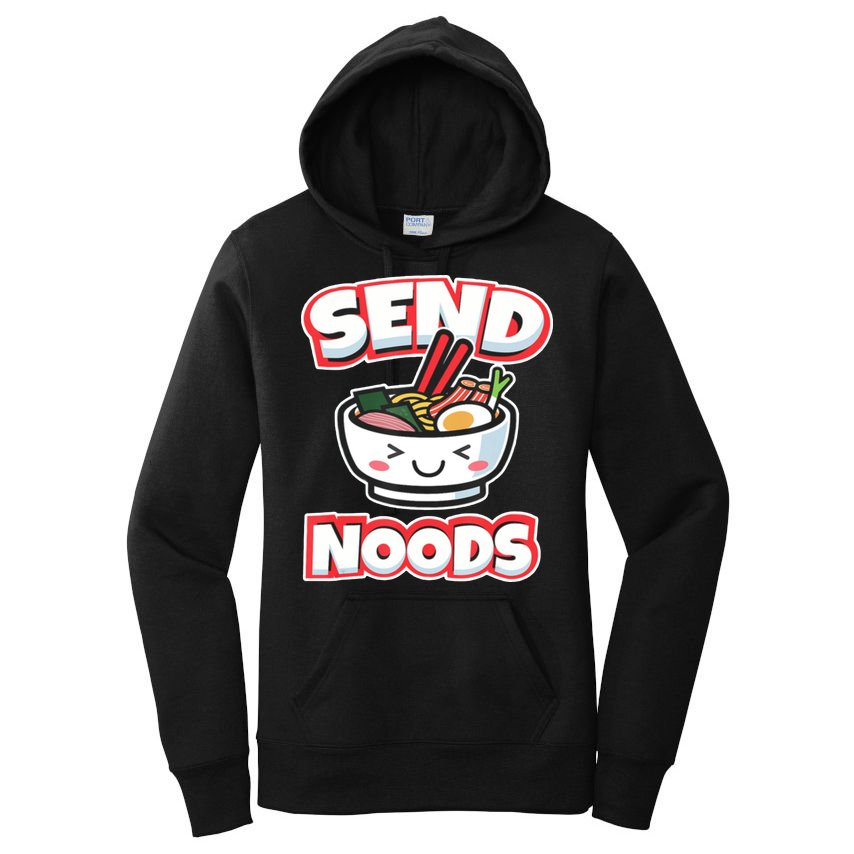 Send Noods Funny Japan Ramen Gift Women's Pullover Hoodie