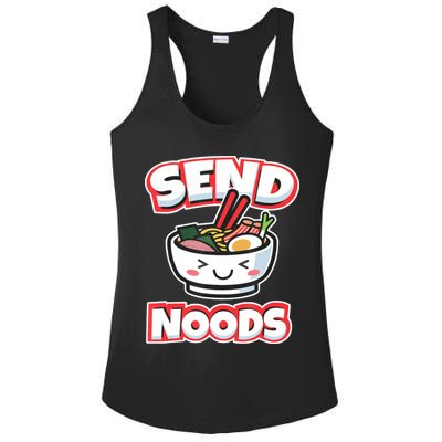 Send Noods Funny Japan Ramen Gift Ladies PosiCharge Competitor Racerback Tank