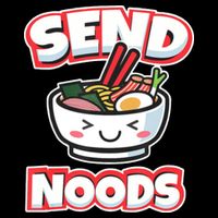 Send Noods Funny Japan Ramen Gift Kids Hoodie