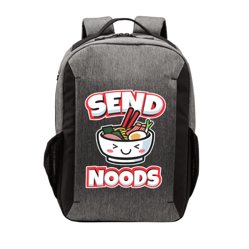 Send Noods Funny Japan Ramen Gift Vector Backpack