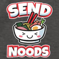 Send Noods Funny Japan Ramen Gift Vector Backpack