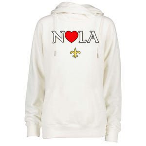 Support Never Forget Nola Orleans Strong Womens Funnel Neck Pullover Hood