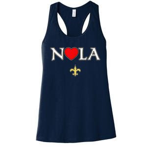 Support Never Forget Nola Orleans Strong Women's Racerback Tank