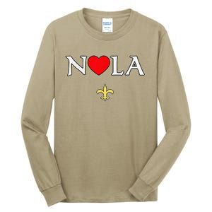 Support Never Forget Nola Orleans Strong Tall Long Sleeve T-Shirt