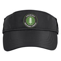 Shawnee National Forest Illinois Il Tree Badge Gift Adult Drive Performance Visor