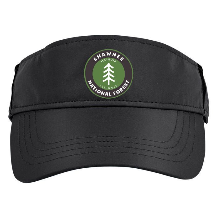 Shawnee National Forest Illinois Il Tree Badge Gift Adult Drive Performance Visor