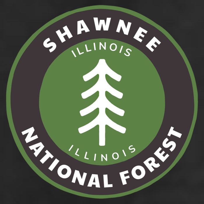 Shawnee National Forest Illinois Il Tree Badge Gift Adult Drive Performance Visor
