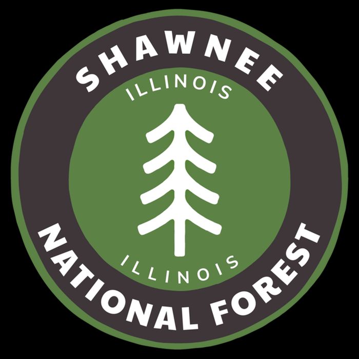 Shawnee National Forest Illinois Il Tree Badge Gift Drawstring Bag