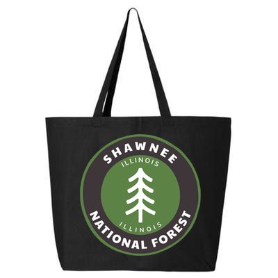 Shawnee National Forest Illinois Il Tree Badge Gift 25L Jumbo Tote