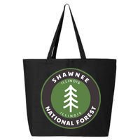 Shawnee National Forest Illinois Il Tree Badge Gift 25L Jumbo Tote