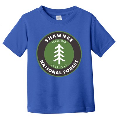 Shawnee National Forest Illinois Il Tree Badge Gift Toddler T-Shirt
