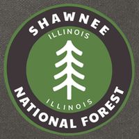 Shawnee National Forest Illinois Il Tree Badge Gift Cotton Canvas Backpack