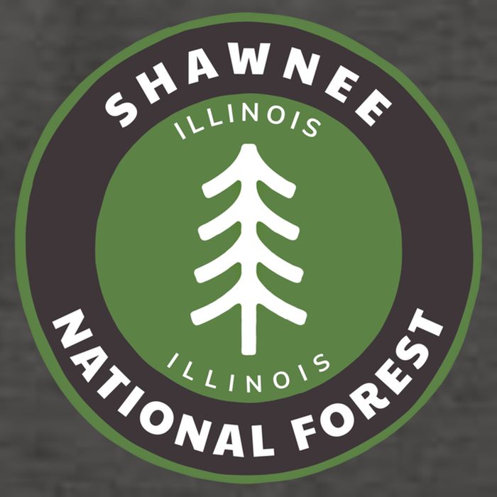 Shawnee National Forest Illinois Il Tree Badge Gift Vector Backpack
