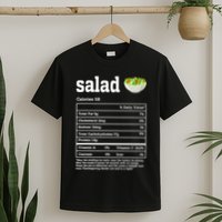 Salad Nutrition Facts Thanksgiving Food T-Shirt