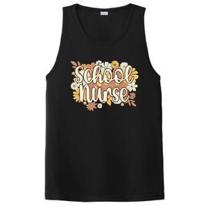 School Nurse Flowers School Nursing Cute Gift PosiCharge Competitor Tank