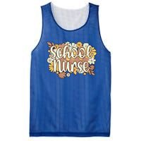 School Nurse Flowers School Nursing Cute Gift Mesh Reversible Basketball Jersey Tank