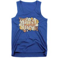 School Nurse Flowers School Nursing Cute Gift Tank Top