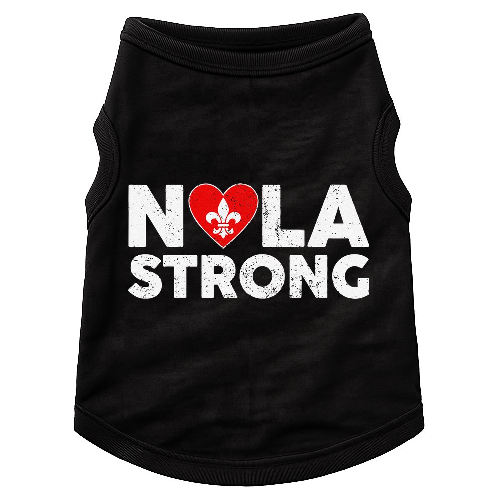 Support Never Forget New Orleans Nola Strong 2025 Doggie Tank