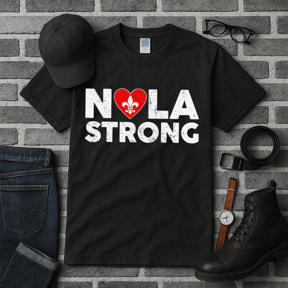 Support Never Forget New Orleans Nola Strong 2025 Tall T-Shirt
