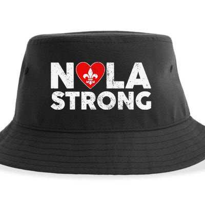 Support Never Forget New Orleans Nola Strong 2025 Sustainable Bucket Hat