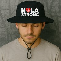 Support Never Forget New Orleans Nola Strong 2025 Bucket Hat
