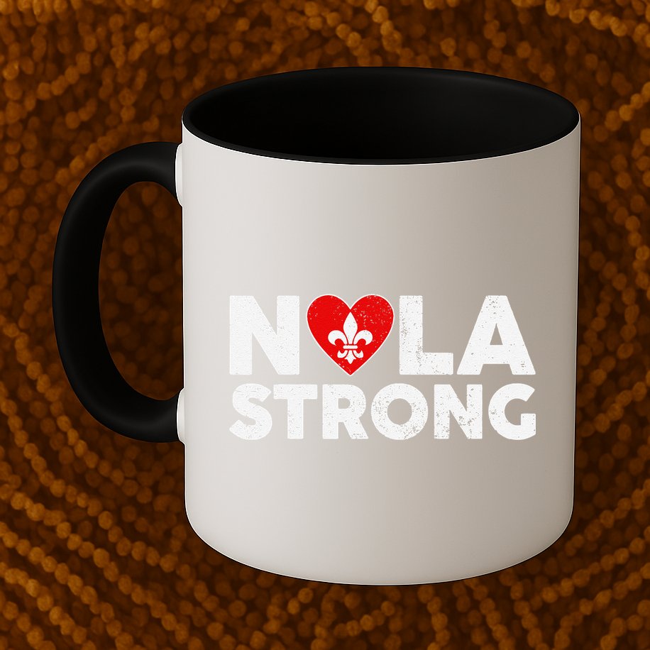 Support Never Forget New Orleans Nola Strong 2025 Mug