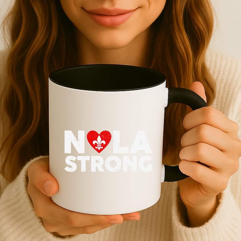Support Never Forget New Orleans Nola Strong 2025 Mug