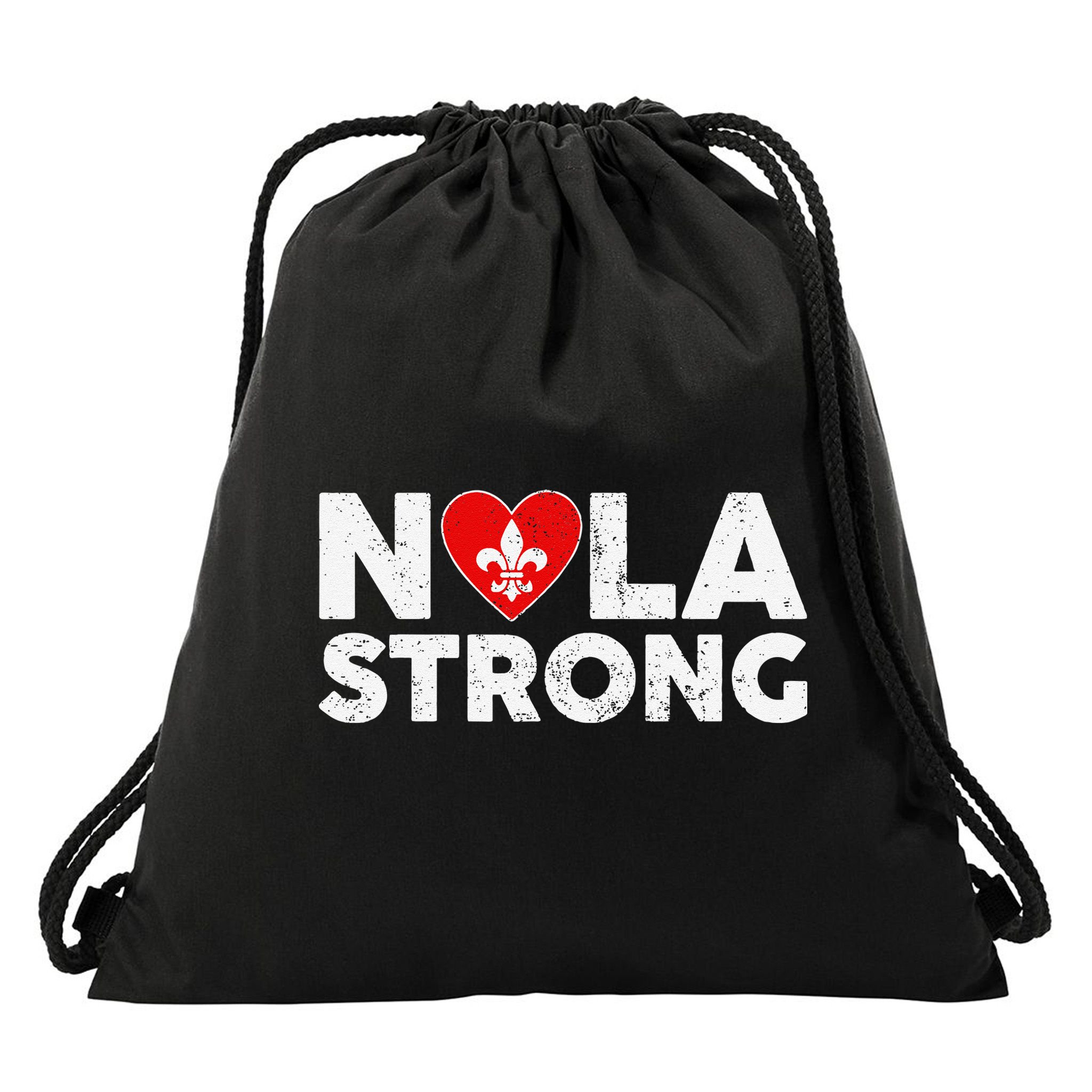 Support Never Forget New Orleans Nola Strong 2025 Drawstring Bag