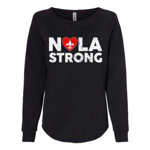 Support Never Forget New Orleans Nola Strong 2025 Womens California Wash Sweatshirt