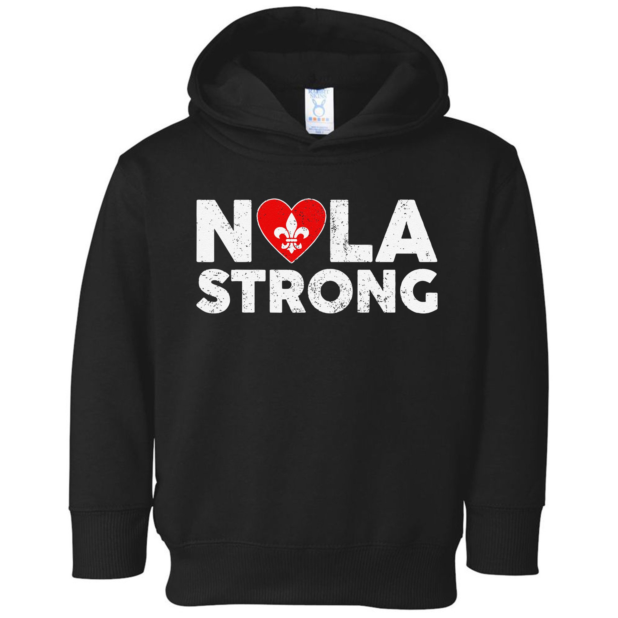 Support Never Forget New Orleans Nola Strong 2025 Toddler Hoodie