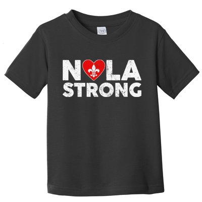Support Never Forget New Orleans Nola Strong 2025 Toddler T-Shirt