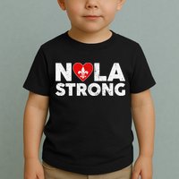 Support Never Forget New Orleans Nola Strong 2025 Toddler T-Shirt
