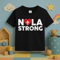 Support Never Forget New Orleans Nola Strong 2025 Toddler T-Shirt