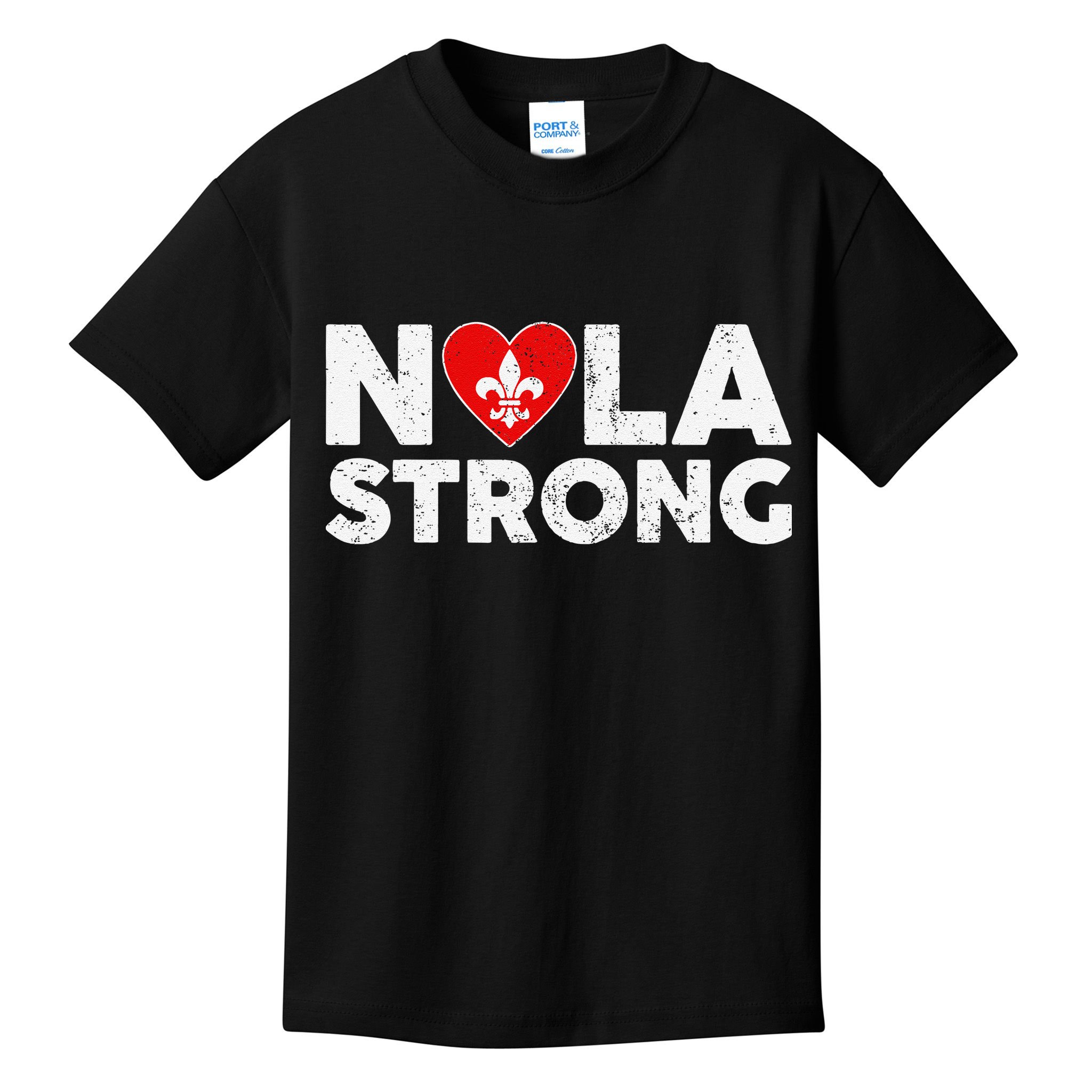 Support Never Forget New Orleans Nola Strong 2025 Kids T-Shirt