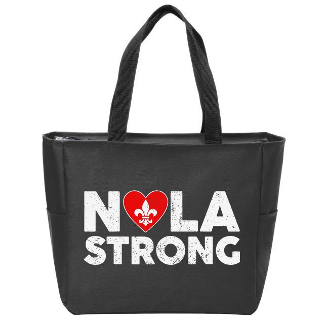 Support Never Forget New Orleans Nola Strong 2025 Zip Tote Bag