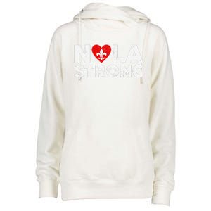 Support Never Forget New Orleans Nola Strong 2025 Womens Funnel Neck Pullover Hood