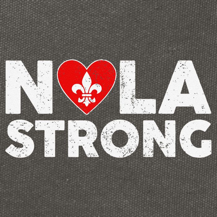 Support Never Forget New Orleans Nola Strong 2025 Cotton Canvas Backpack