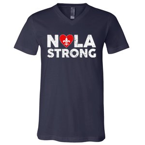 Support Never Forget New Orleans Nola Strong 2025 V-Neck T-Shirt