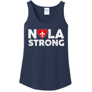 Support Never Forget New Orleans Nola Strong 2025 Ladies Essential Tank