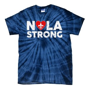 Support Never Forget New Orleans Nola Strong 2025 Tie-Dye T-Shirt