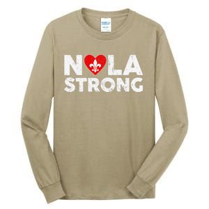 Support Never Forget New Orleans Nola Strong 2025 Tall Long Sleeve T-Shirt