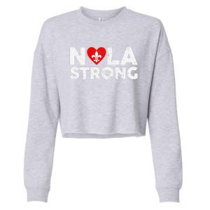 Support Never Forget New Orleans Nola Strong 2025 Cropped Pullover Crew