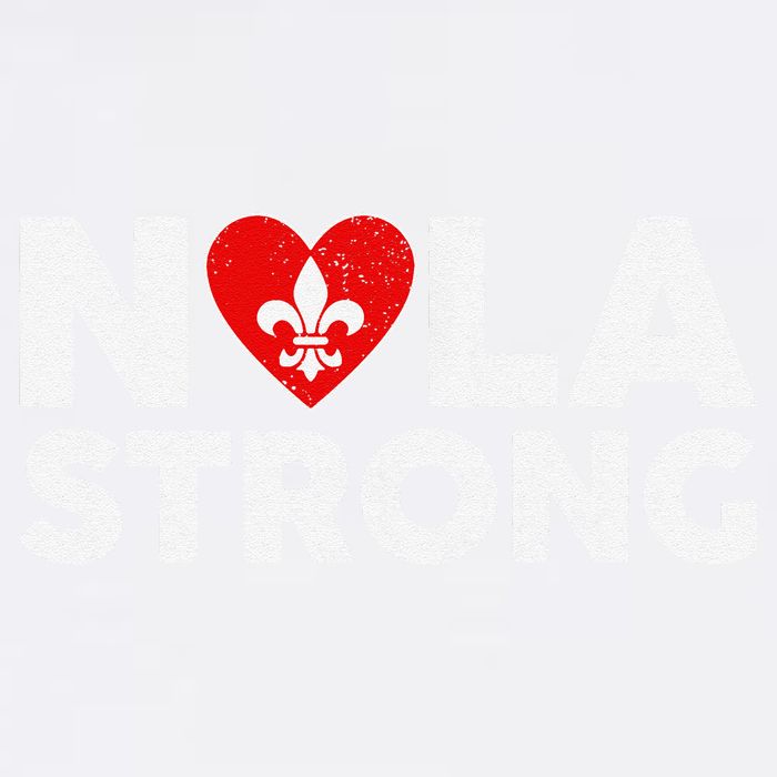 Support Never Forget New Orleans Nola Strong 2025 Garment-Dyed Sweatshirt