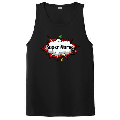 Super Nurse Funny Nursing Superpower Gift For Nurses Cool Gift PosiCharge Competitor Tank