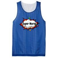 Super Nurse Funny Nursing Superpower Gift For Nurses Cool Gift Mesh Reversible Basketball Jersey Tank