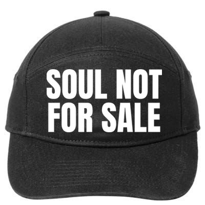 Soul Not For Sale 7-Panel Snapback Hat