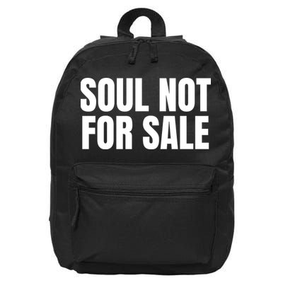 Soul Not For Sale 16 in Basic Backpack