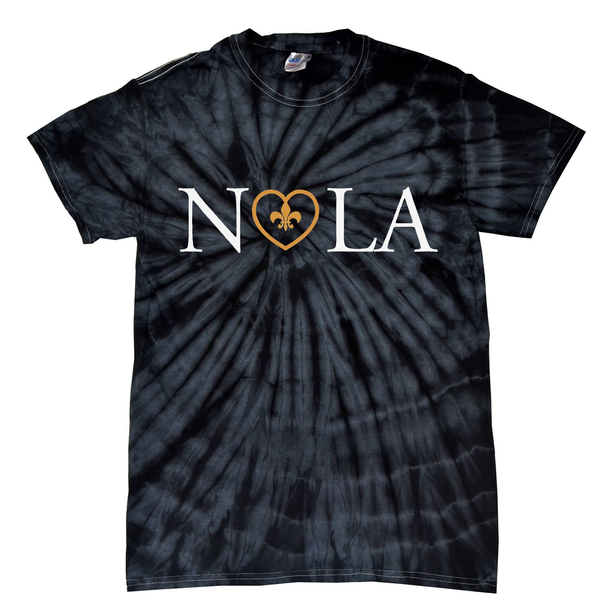 Support Never Forget Nola Orleans Strong Tie-Dye T-Shirt