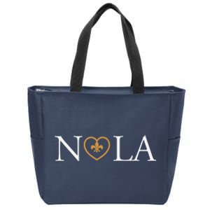 Support Never Forget Nola Orleans Strong Zip Tote Bag