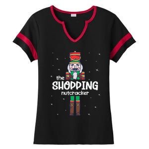 Shopping Nutcracker Family Matching Funny Gift Pajama Ladies Halftime Notch Neck Tee